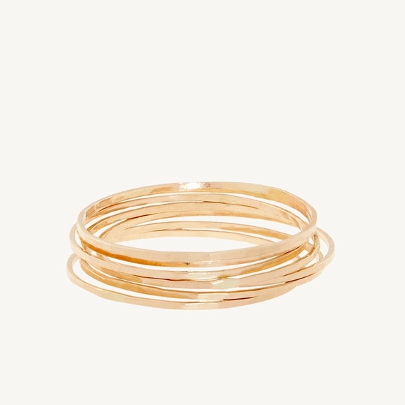 2 Catbird Threadbare Stacking Rings - Picture 2 of 3